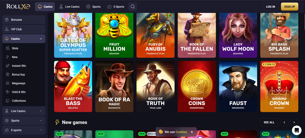 Westernowy slot Gold Rush with Johnny Cash w RollXO z pięćdziesięcioma spinami